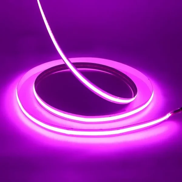 ال ای دی نواری COB صورتی 10 متری 3 ال ای دی نواری COB صورتی 10 متری