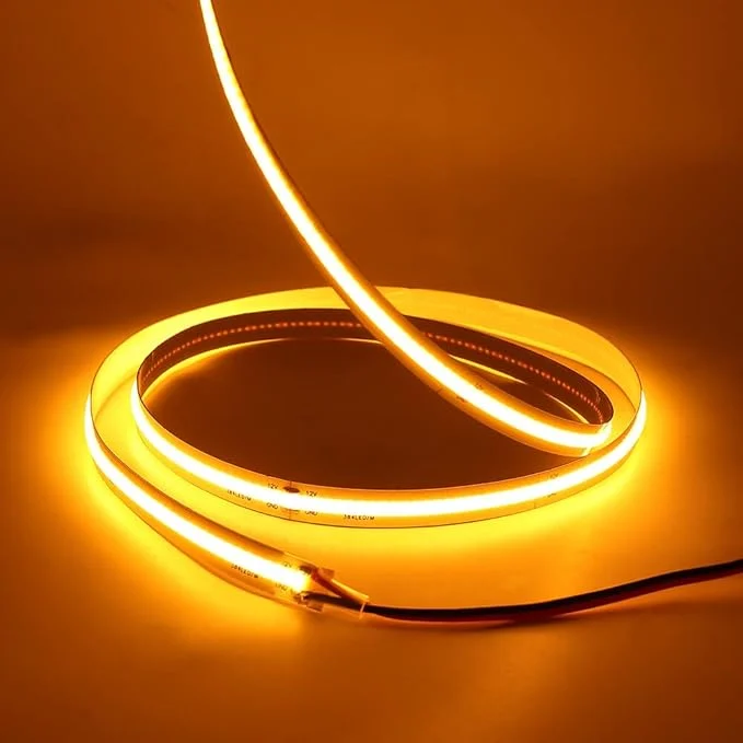 ال ای دی نواری COB انبه ای 10 متری 2 ال ای دی نواری COB انبه ای 10 متری