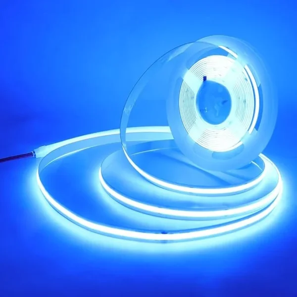 ال ای دی نواری COB آبی 10 متری 4 ال ای دی نواری COB آبی 10 متری