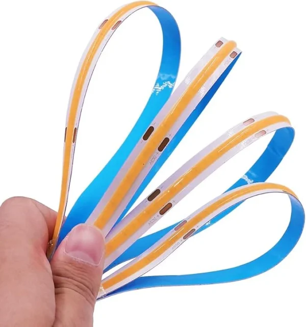 ال ای دی نواری COB سفید آفتابی 10 متری 6 ال ای دی نواری COB سفید آفتابی 10 متری