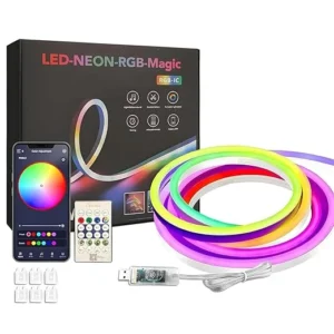 نئون RGB دیتاپذیر پک ۵ متری کامل