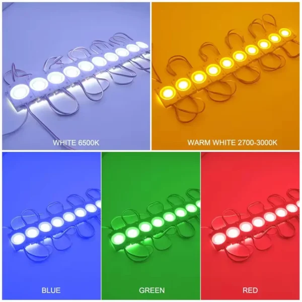 ال ای دی بلوکی COB سکه ای سبز 20 عددی 3 ال ای دی بلوکی COB سکه ای سبز 20 عددی