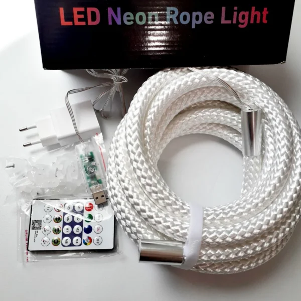 نئون فلکسی کنفی 360 درجه پکیج کامل 5 متری