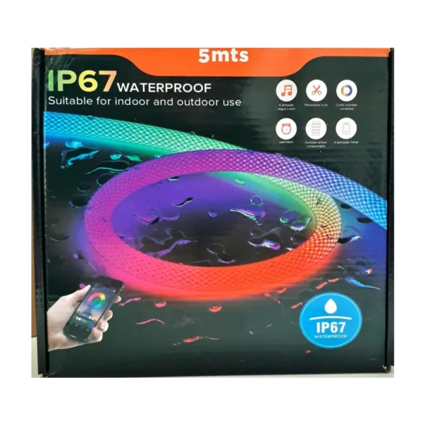 نئون فلکسی کنفی 360 درجه پکیج کامل 5 متری