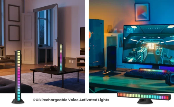 چراغ موسیقی اکولایزر RGB ۳۲ بیتی