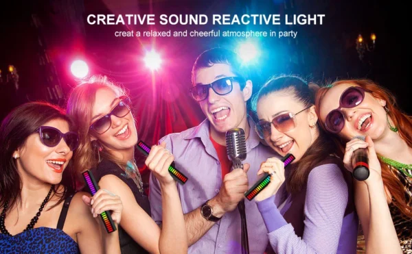 چراغ موسیقی اکولایزر RGB ۳۲ بیتی