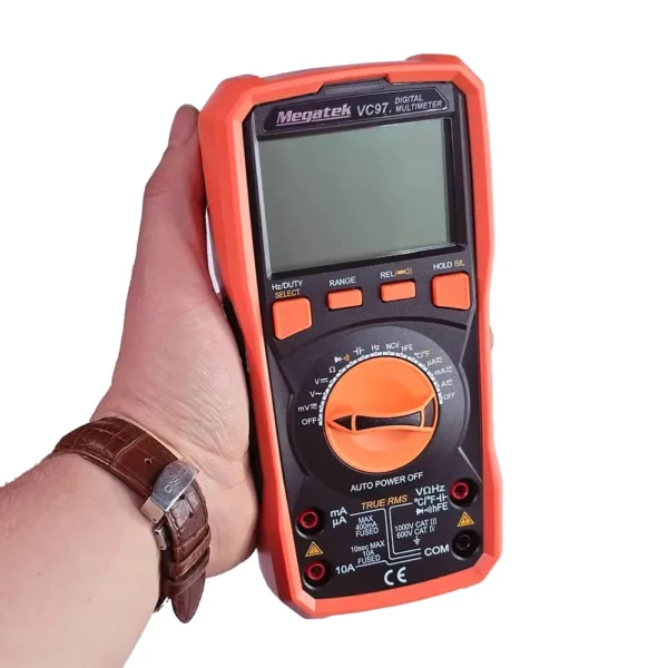 مولتی متر دیجیتال مگاتک مدل MEGATEK VC97 4 مولتی متر دیجیتال مگاتک مدل MEGATEK VC97