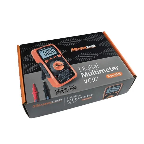 مولتی متر دیجیتال مگاتک مدل MEGATEK VC97 5 مولتی متر دیجیتال مگاتک مدل MEGATEK VC97