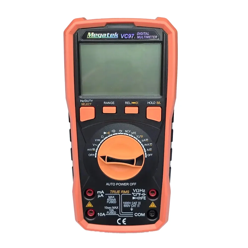 مولتی متر دیجیتال مگاتک مدل MEGATEK VC97 1 مولتی متر دیجیتال مگاتک مدل MEGATEK VC97