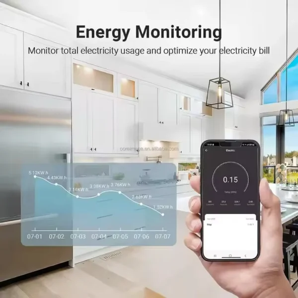 سه راهی برق هوشمند وایفای فرمان صوتی الکسا و گوگل 3 سه راهی برق هوشمند وایفای فرمان صوتی الکسا و گوگل