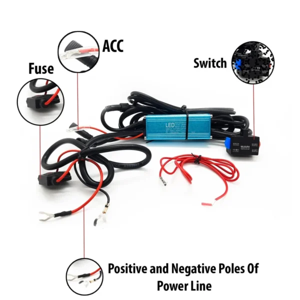 پرژکتور دو لنز 160 وات دو رنگ سفید زرد HLG