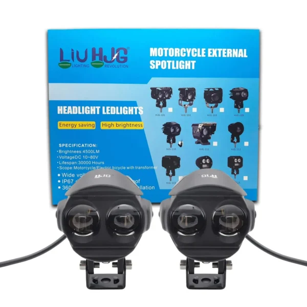 پرژکتور دو لنز 160 وات دو رنگ سفید زرد HLG