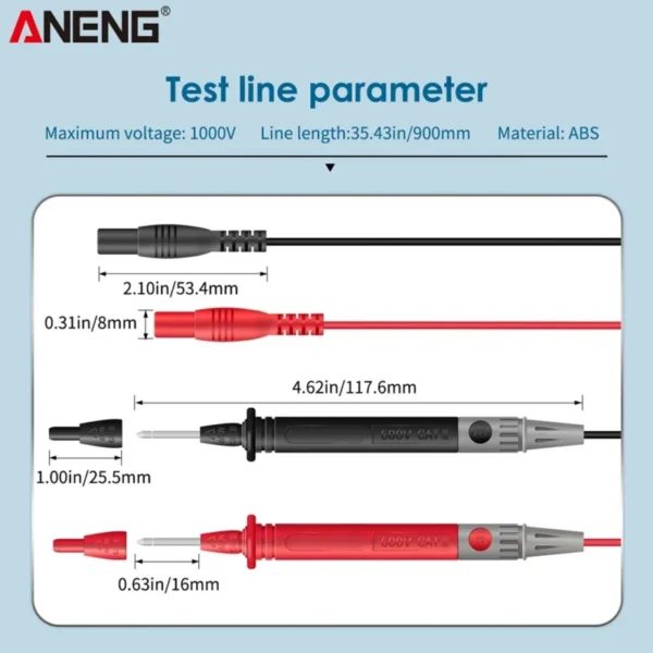 مولتی متر کلمپی ANENG ST212 13 مولتی متر کلمپی ANENG ST212