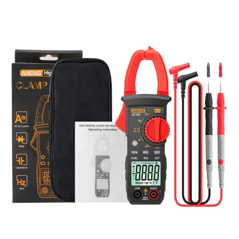 کلمپ متر دیجیتالی ANENG مدل ST181 1 کلمپ متر دیجیتالی ANENG مدل ST181