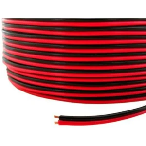 سیم دو رشته 2 در 0.75 تمام مس قرمز مشکی