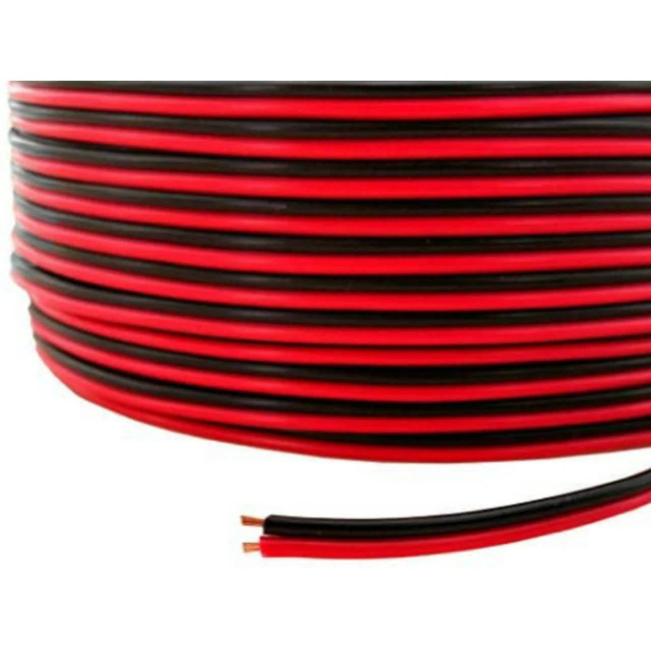 سیم دو رشته 2 در 0.75 تمام مس قرمز مشکی 1 سیم دو رشته 2 در 0.75 تمام مس قرمز مشکی