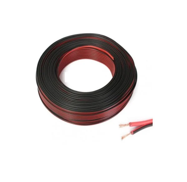 سیم دو رشته 2 در 0.5 آلیاژ مشکی قرمز 1 سیم دو رشته 2 در 0.5 آلیاژ مشکی قرمز