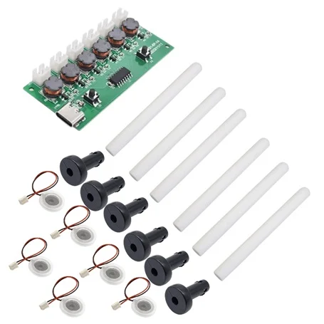 ماژول تولید بخار سرد 6 تایی با ورودی Type-C به همراه پیزو 2 ماژول تولید بخار سرد 6 تایی با ورودی Type-C به همراه پیزو