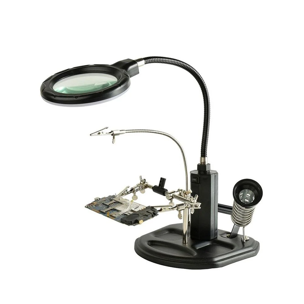 گیره مونتاژ ذره بین دار مدل TE-802 1 گیره مونتاژ ذره بین دار مدل TE-802