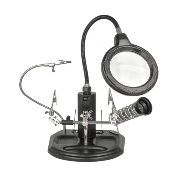 گیره مونتاژ ذره بین دار مدل TE-802 4 گیره مونتاژ ذره بین دار مدل TE-802