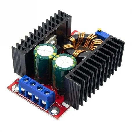 ماژول مبدل DC-DC افزاینده 150W 1 ماژول مبدل DC-DC افزاینده 150W