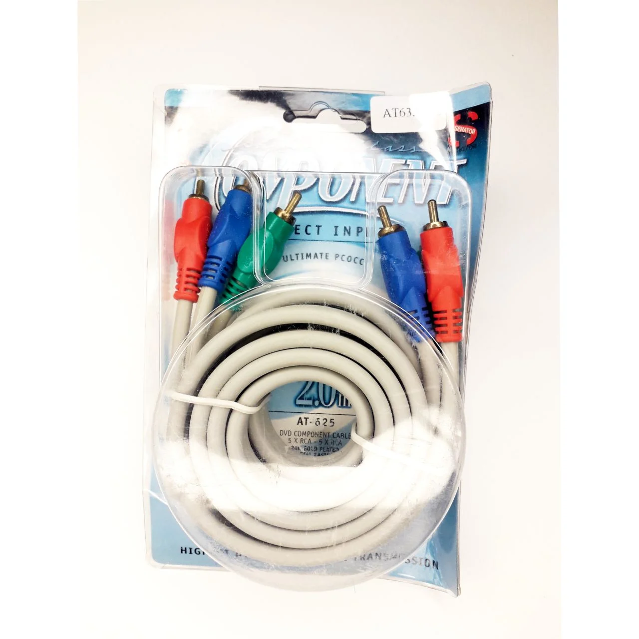 کابل RGB کامپوننت 2 متری 3 در 3 مدل AT625 2 کابل RGB کامپوننت 2 متری 3 در 3 مدل AT625