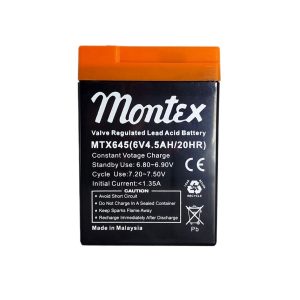 باتری سیلد اسید 6 ولت 4.5 آمپر مونتکس Montex