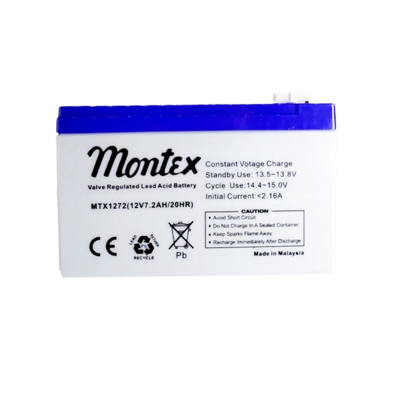 باتری سیلد اسید 12 ولت 7.2 آمپر مونتکس Montex 1 باتری سیلد اسید 12 ولت 7.2 آمپر مونتکس Montex