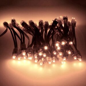 pixel led blanco calido o12mm 50 led de 03w led dc5v 1