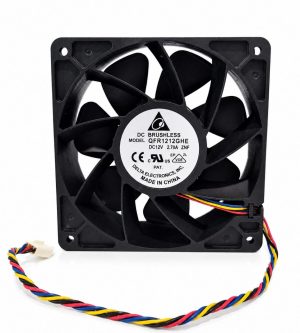 جت فن 12 سانت دلتا Delta QFR1212GHE 12V 2.7A صنعتی